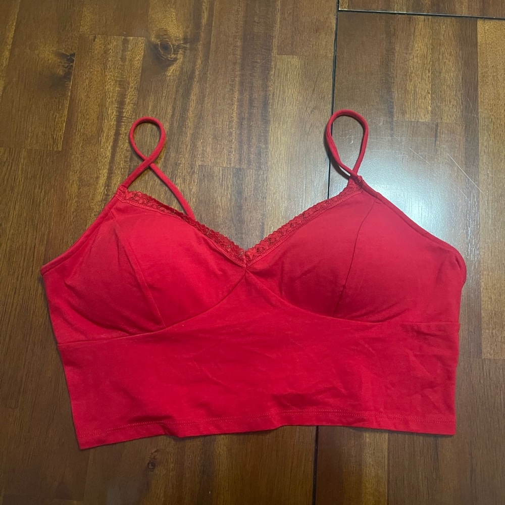 Red Crop Top